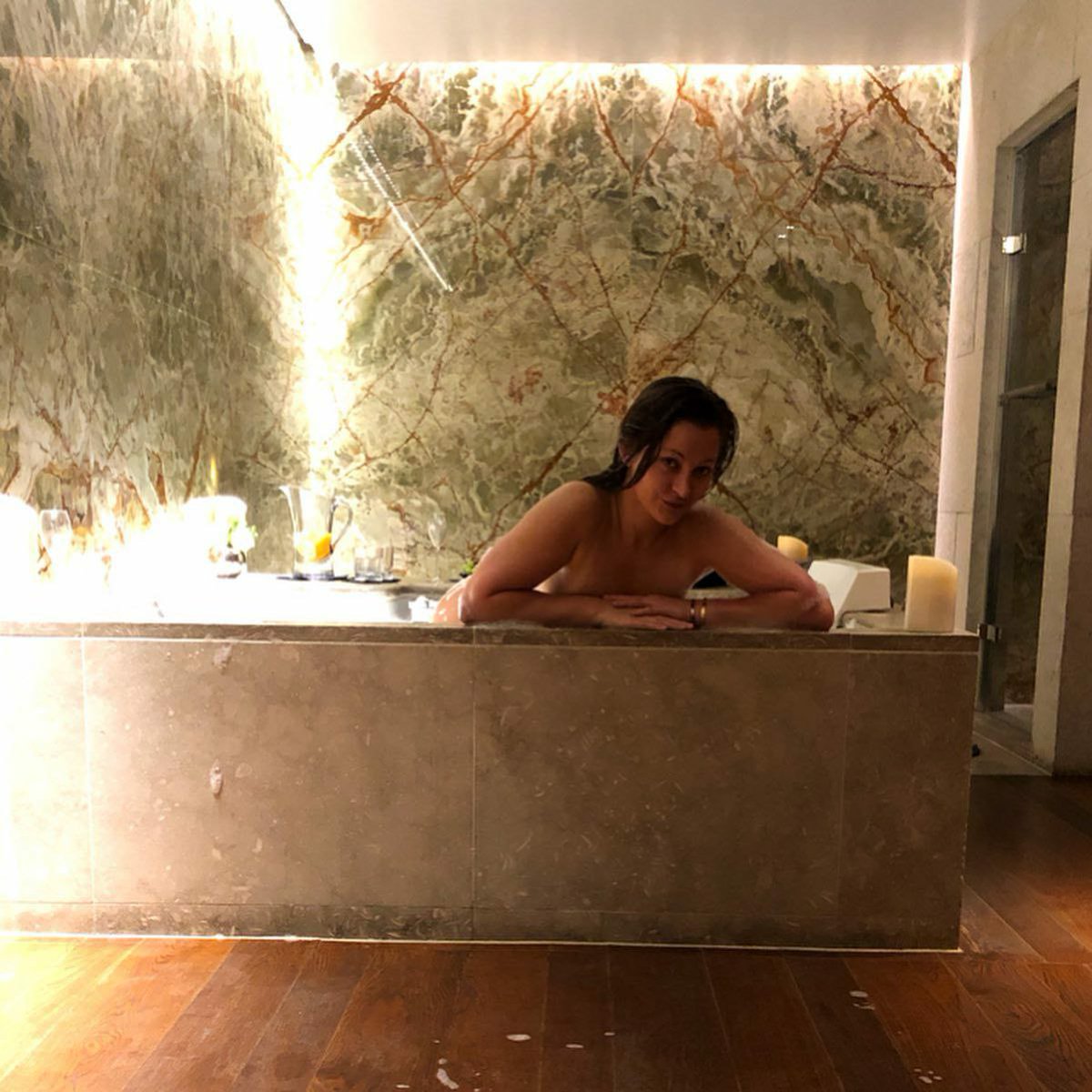 Let's take a warm bath. You coming ?