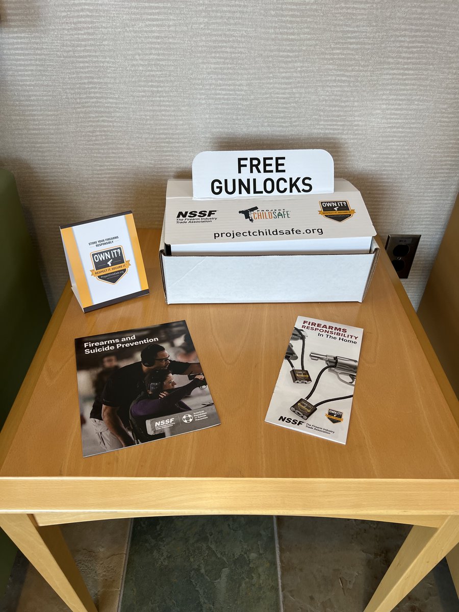 AnkenyPolice's tweet photo. The Ankeny Police Department has free gunlocks in our lobby.  Gun safety should be the #1 priority for all gun owners.  Stop in and get a gun lock and let's all be safe together. #ProjectSafeChild 
@CityOfAnkeny @ProjChildSafe https://t.co/F7Kr3YpNq7