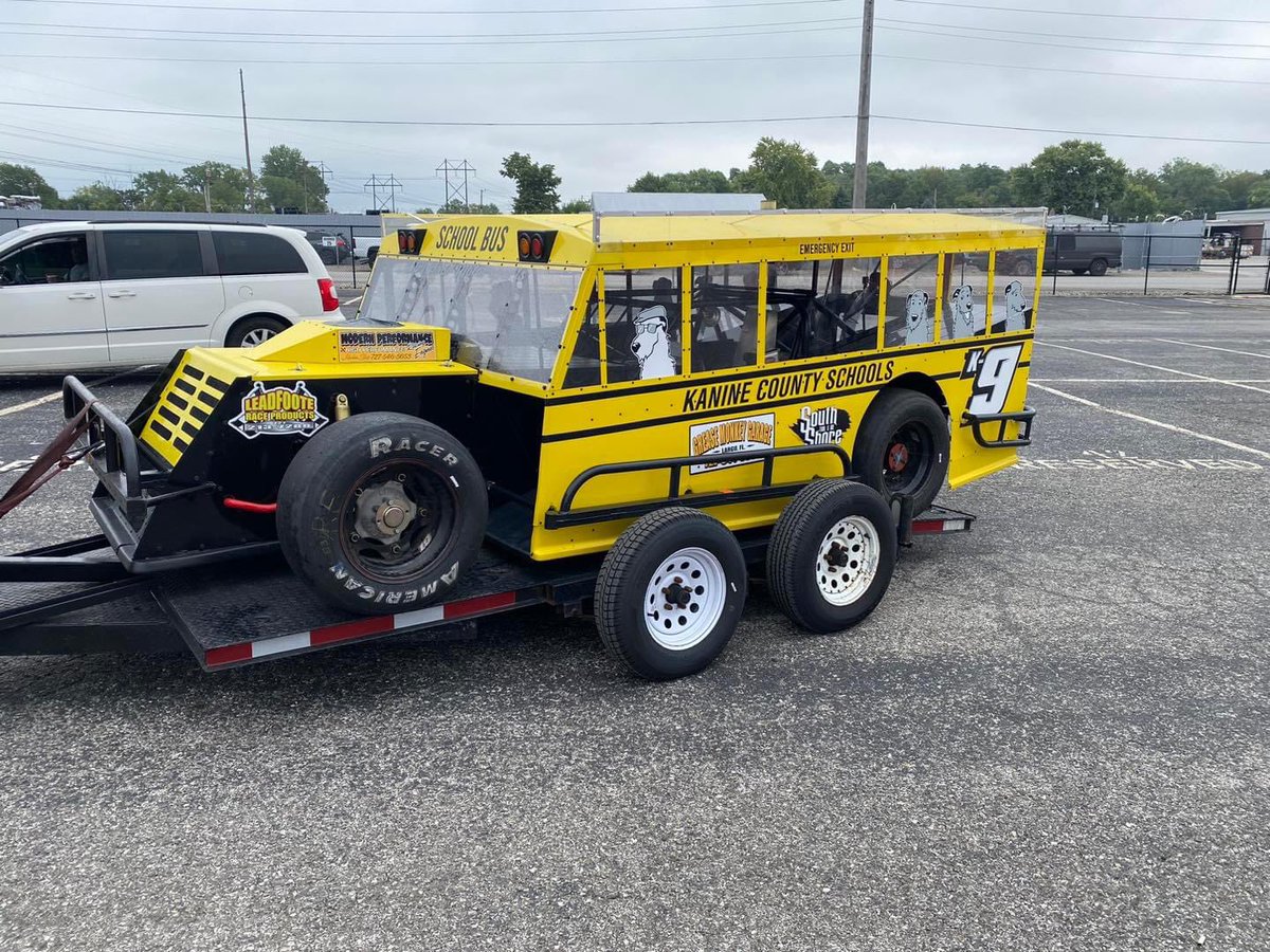 This thing just rolled into Indianapolis to race in the World Figure 8 3-Hour Endurance Championship Race