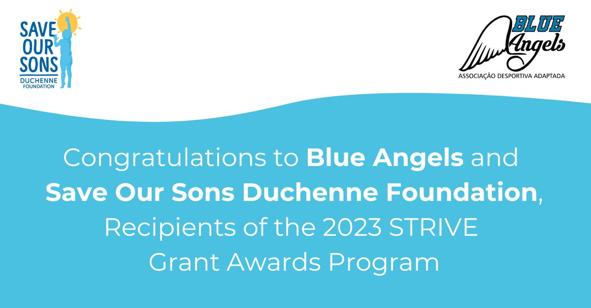 PTCBio's tweet photo. This #WDAD2023, we're thrilled to announce our 2023 #StriveAwards recipients. Congrats to the organizations whose projects will provide incredible support to the #Duchenne communities in Australia and Brazil. @SaveOurSons Learn more: https://t.co/AVEBLuD0RP https://t.co/N2ptNe9xKZ