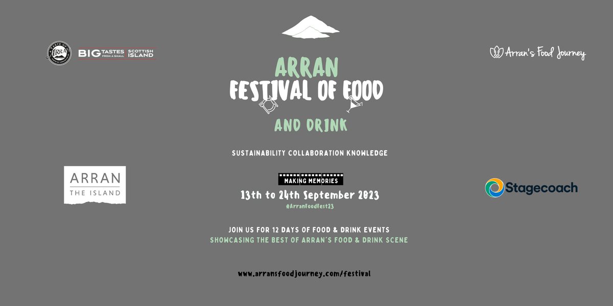 Looking forward to hearing <a href="/NigelBarden/">Nigel Barden</a> talking about next weeks Arran Festival of Food and Drink on <a href="/greatesthitsuk/">Greatest Hits Radio</a> this evening at 18:05 #Arranfoodfest23 find our more at www.arransfoodjourney/festival