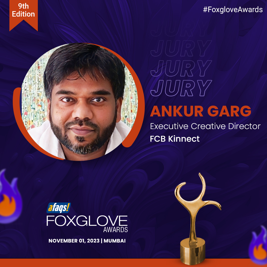 #FoxgloveAwards: We are delighted to have Ankur Garg from @FCBKinnect as our juror at Foxglove Awards 2023. 🏆
Thank you for joining us!

ENTER NOW: bit.ly/3rMBZmy

📅 Final Entry Deadline: Tomorrow

#Awards | #Advertising | #Marketing | <a href="/afaqs/">afaqs!</a>