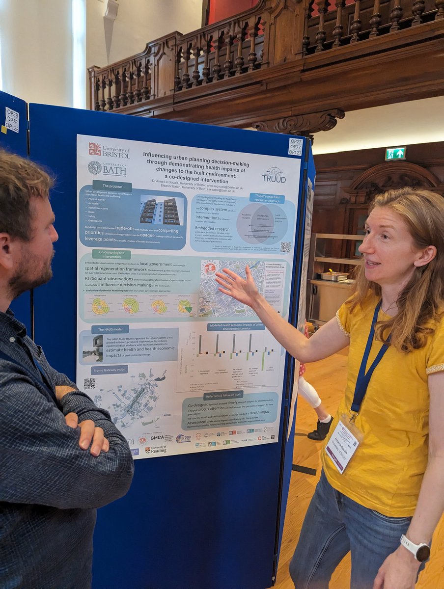 Brilliant poster from @AnnaLeGouais on her work on a co-designed intervention to influence urban-planning decision-making @ResearchTruud @SocSocMed #SSM2023