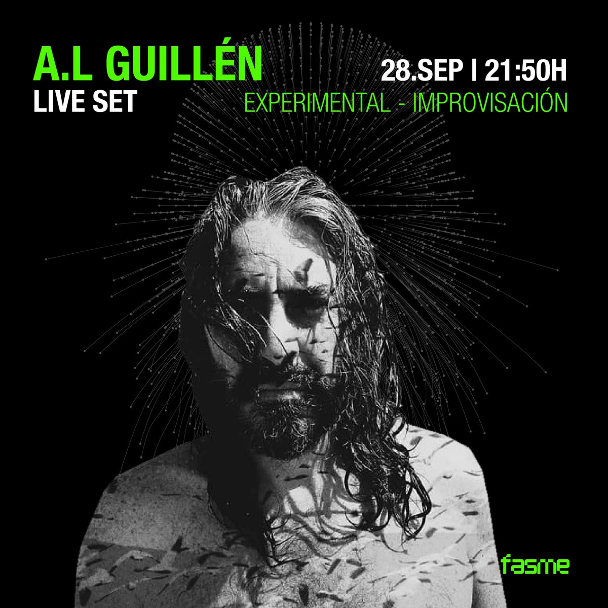 Intonarumori_'s tweet photo. A.L. Guillén es un guitarrista improvisador y escritor granadino. Fundadó grupos como Sefronia, Les Rauchen Verboten, Alondra Satori y Jun y Gor. 
Colectivos (Morada Sónica) y ciclos (In Audito). 
Elliot Sharp le ha publicado un discazo. 
#28Sept en #CentroParraga #Murcia #FASME https://t.co/naoQWIscxb