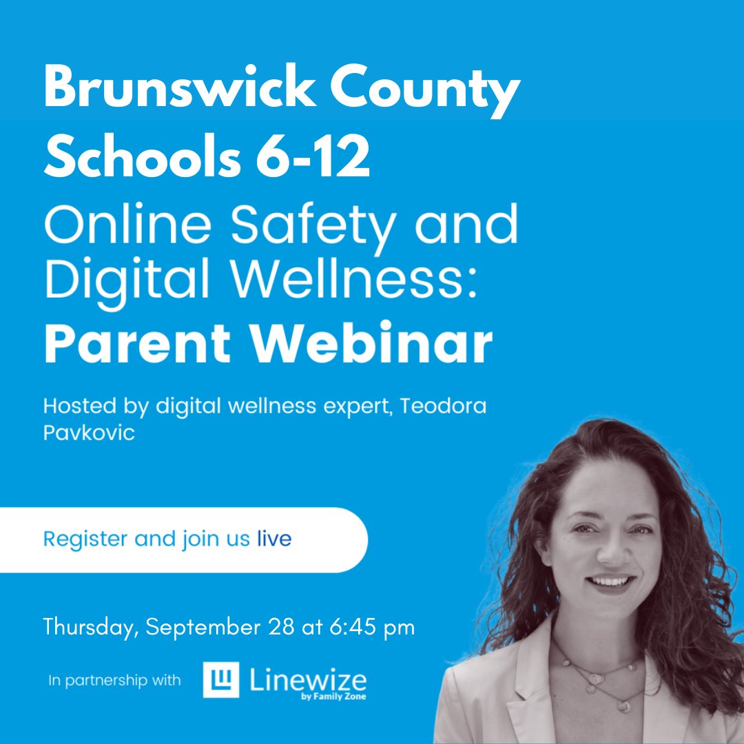 West Brunswick High (@wb_trojans) on Twitter photo Please join us for an online safety webinar hosted by digital wellness expert Teodora Pavkovic, <a href="/PsycoachTP/">Teodora Pavkovic</a>, on September 28 at 6:45 pm. 6-12 parents and guardians, register here: bit.ly/612bcsdigwebin… Please join us for an online safety webinar hosted by digital wellness expert Teodora Pavkovic, <a href="/PsycoachTP/">Teodora Pavkovic</a>, on September 28 at 6:45 pm. 6-12 parents and guardians, register here: bit.ly/612bcsdigwebin…