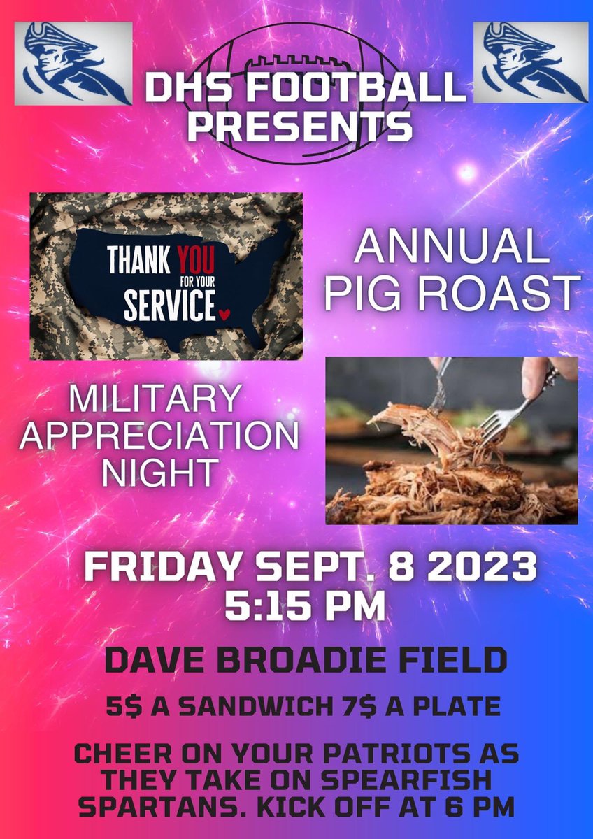 DouglasPat2324's tweet photo. Coming out and enjoying an annual pig roast and football game is truly a wonderful experience! It's a perfect occasion to connect with friends, family, and fellow football enthusiasts while indulging in delicious food and cheering for your favorite team. https://t.co/WhLruJ1VCJ