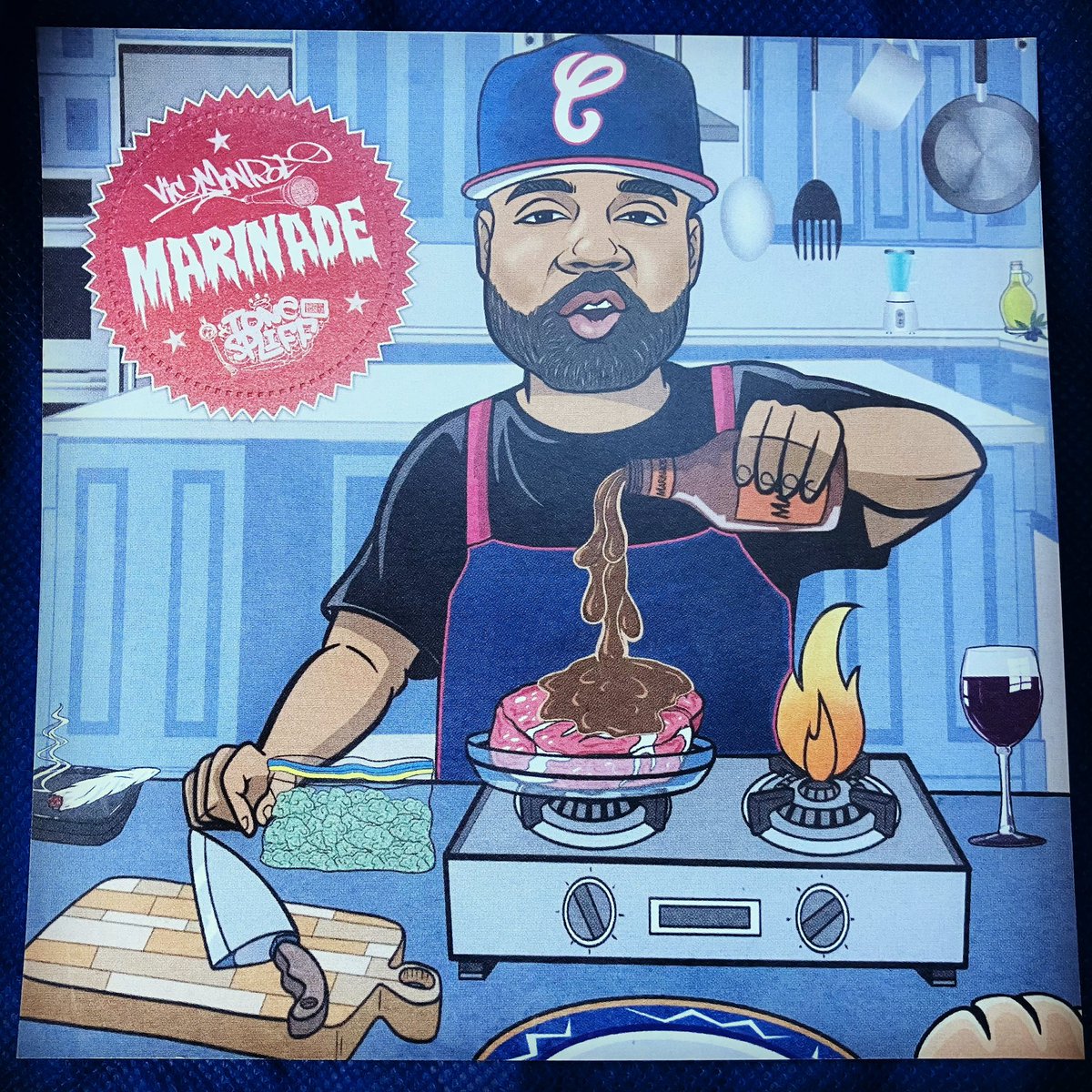 mctill's tweet photo. This is “Marinade” by Vic Monroe and Tone Spliff. It features 7 dope songs. They would follow this solid album with one of the best albums of recent years. Before we get to that though, Have you heard this? Thoughts? #music #hiphop #boombap #tonespliff #vicmonroe https://t.co/cD4jwDdwyL