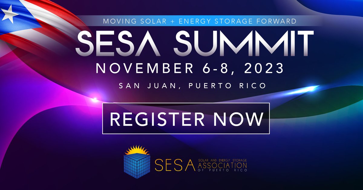 SESA_PR's tweet photo. The gates have swung open for the SESA Summit 2023! The most anticipated event of the year is just around the corner, and we want you there. Register Now 👇 https://t.co/xKhQrA2iZp
For Sponsorship Opportunities, send us an email: events@sesapr.org
#SesaPR #SesaSummit https://t.co/SzJgQZMY8a
