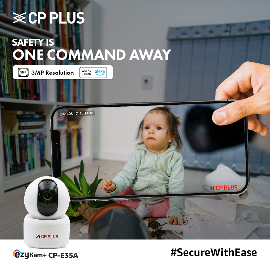 cpplusglobal's tweet photo. Every smart wifi camera of CP Plus can be connected to Google Assistant and Amazon Alexa, which makes talking to your kids (and sometimes even deterring them from making mischief) much easier. π²
#SecureWithEase #CPPlus #SmartSecuritySolutions #SmartHomeSecurity https://t.co/WQEMn9uLmO