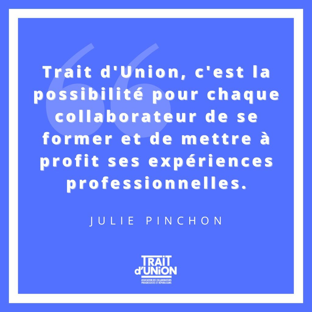 Chaque jeudi, Trait d'Union a le plaisir de vous présenter un membre de l’équipe, un visage de l’association.

<a href="/Julie_Pinchon_/">Julie Pinchon</a> est membre du Conseil d'administration !

💡 Pour en savoir plus, n'hésitez pas à vous rendre sur sa page :
trait-union-acpr.fr/trombinoscope/…