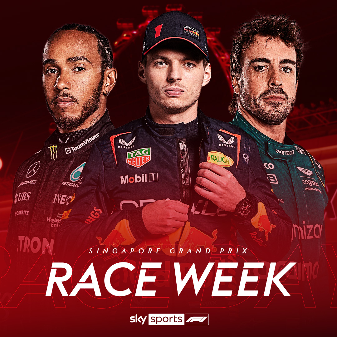 SkySportsF1's tweet photo. IT'S RACE WEEK FOR THE SINGAPORE GRAND PRIX 🤩 https://t.co/TfSfB9AKLT