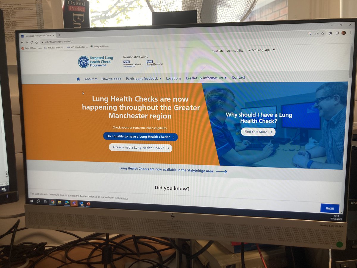 Our new website has gone live today 💥 The updated info & functionality offers better patient experience & accessibility, providing advice for existing #TLHC & future participants across the Greater Manchester region mft.nhs.uk/lunghealthchec…