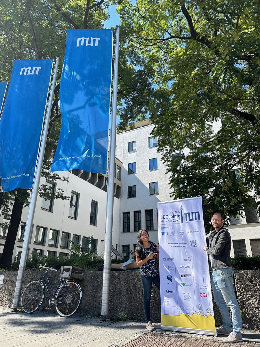 TUMgis's tweet photo. 5 DAYS TO GO!

The preparations for the 18th 3DGeoInfo International Conference 2023 are in full swing. The conference dates and details can be found on our website https://t.co/lbzBrDdYjq. Please register and we look forward to hosting you in Munich! 

#3dgeoinfo2023 https://t.co/qmUlYrYxvV