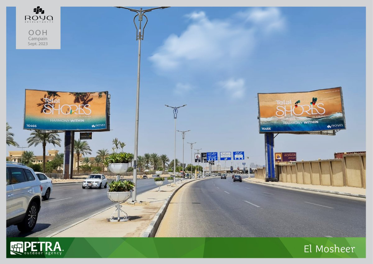 PETRA_OOH's tweet photo. Roya Developments writes a new story at #TelalShores #ElSokhna this month with a powerful #OOH_Campaign, promoting the long-awaited phase of Telal El Sokhna 
#TelalElSokhna
#RoyaDevelopments
#Petra_outdoor_agency
#Campaigns_over_decades https://t.co/vu3JWtgXPx