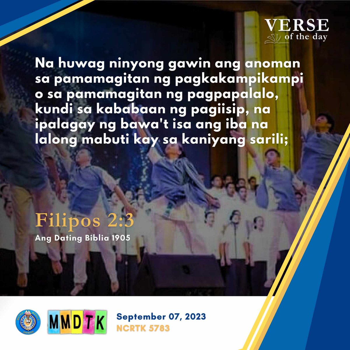 imecaella's tweet photo. VOTD: Filipos 2:3

#MCGICares
#MCGIZealousInGoodWorks https://t.co/Hss0Psc4FC