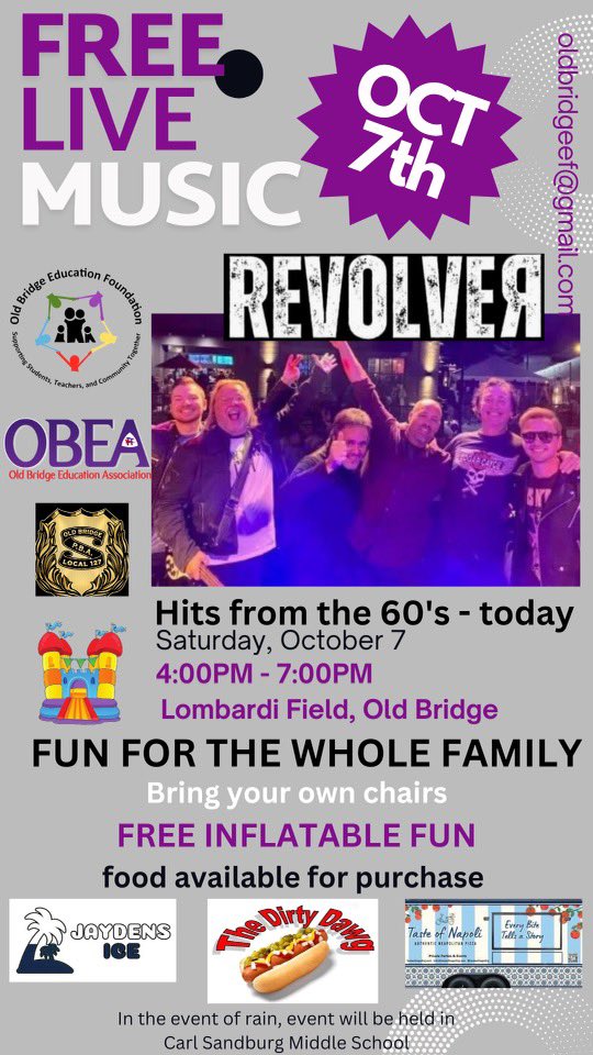 Mark your calendars for a great time with live music, food vendors and inflatables!! @OBSupCittadino <a href="/Mr_Bill_OB/">Mr. Bill</a> <a href="/DecaroJill/">Jill Gualtier-DeCaro</a> <a href="/yecats1234/">Stacey P</a> <a href="/JaySlade26/">Jay Slade</a> <a href="/FioreMasci/">Fiore J. Masci</a> <a href="/kcastagne14/">kcastagne</a>