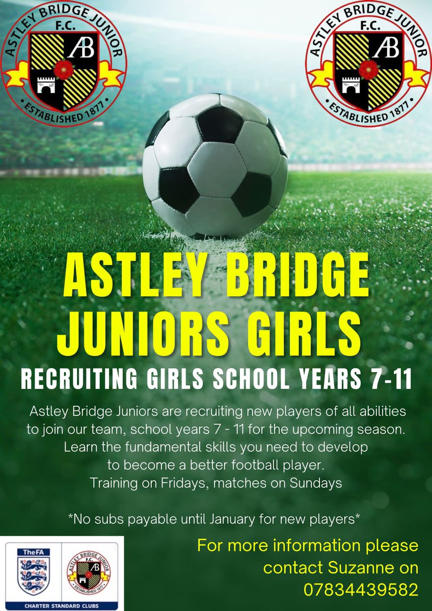 Astley Bridge Girls and Ladies FC tweet media