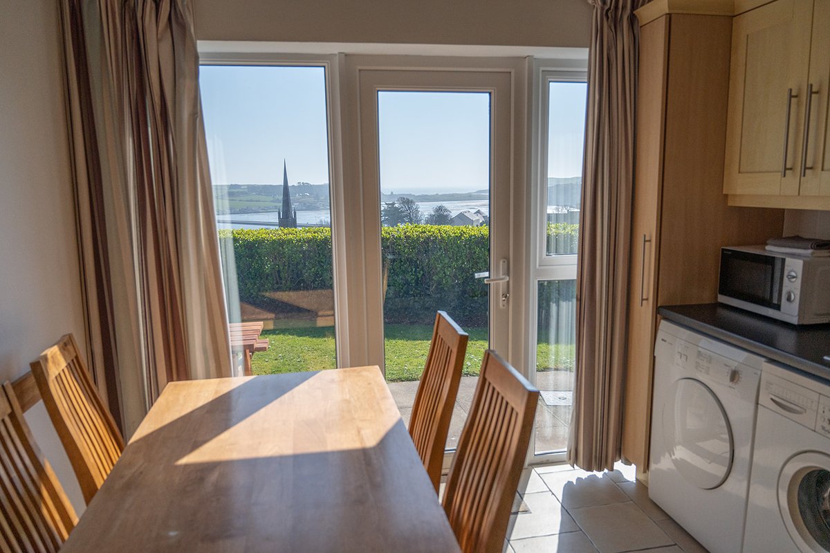 We think this is up there with the best views you can have from your kitchen  in Ireland - Rosscarbery Bay and beyond from our Bay View Houses!
#CelticCottagesRosscarbery