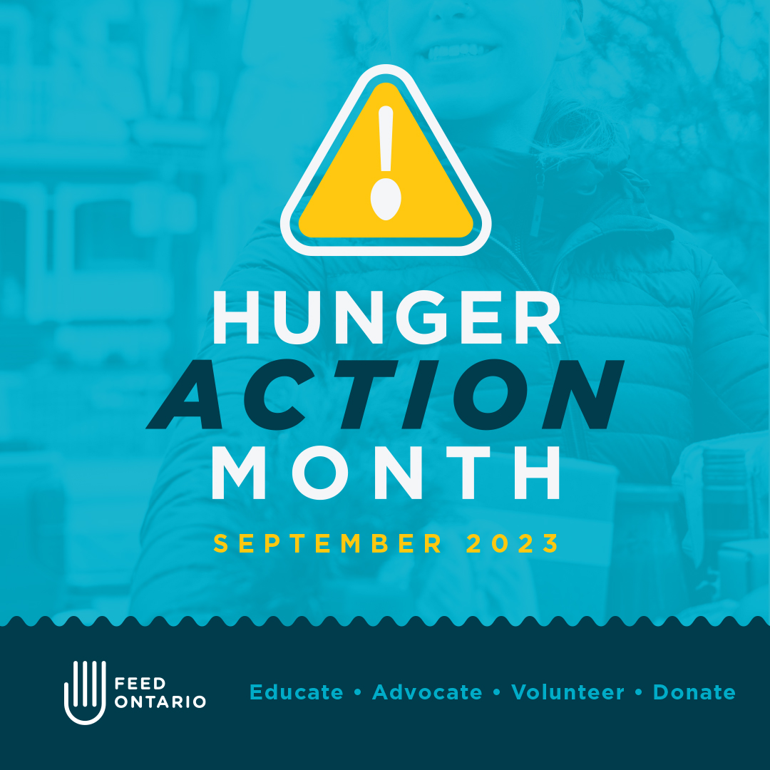 It's #HungerActionMonth in Ontario. The unprecedented increase in the number of people accessing food banks and the continuing inflated prices of food, gas, and housing is creating a perfect storm.
We are a community - we have the heart to fix this.