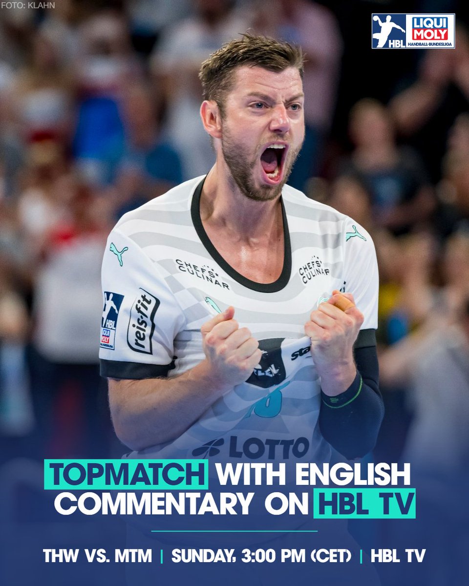 There are no TV rights in your country❓Watch all games live on HBL TV ‼️📹 On Sunday, German championship-winner <a href="/thw_handball/">THW Kiel</a>  welcomes <a href="/mthandball/">MT Melsungen</a> 😍💪 
📹hbl-tv.com <a href="/PaulBray9/">Paul Bray</a>   🎤