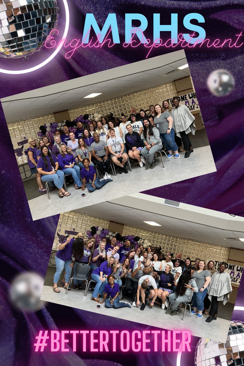 livelolluv4ever's tweet photo. Being department chair is pretty cool. I view leadership a little bit differently....I condone this type of behavior๐ MRHS English Department makes things happen.๐๐ค๐ #goodtimes #myfriends #allsmiles #bettertogether #bepurple #beproud #itsthemaverickway @MRHSMavericks @dpd81 https://t.co/kYaBQm7nn7