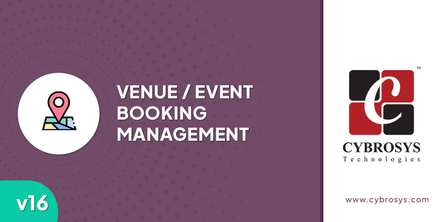 Cybrosys's tweet image. Odoo 16 App: Venue/Event Booking Management
A Module For Managing Venue Booking Process &amp;amp; We Can Manage Venue Booking Process With Website
✅ App Link: buff.ly/487K9GM 
Features:
🚀 Venue Booking
🚀 Reports &amp;amp; more
#odoo16 #odooapp #odooapps #cybrosysodoo #odoowebsite