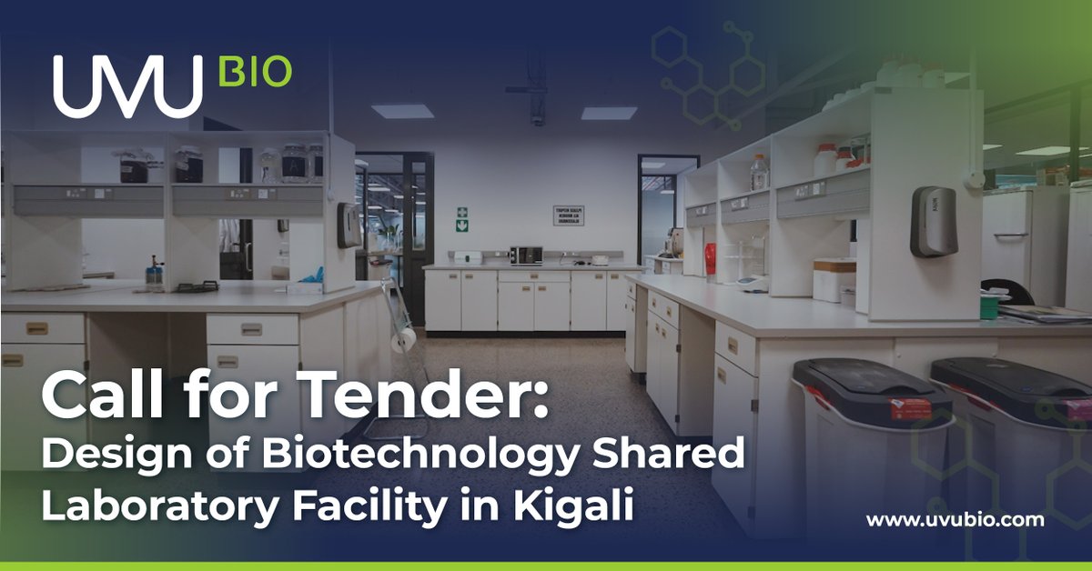 UVUBio's tweet image. 🔬 Join us in shaping the future of biotech innovation! 🌿 UVU Bio is thrilled to announce an exciting opportunity for talented architects to design our cutting-edge collaborative laboratory facility in Kigali, Rwanda. 
Learn more: uvuafrica.com/blog/call-for-… 
#UVUBio #BiotechDesign