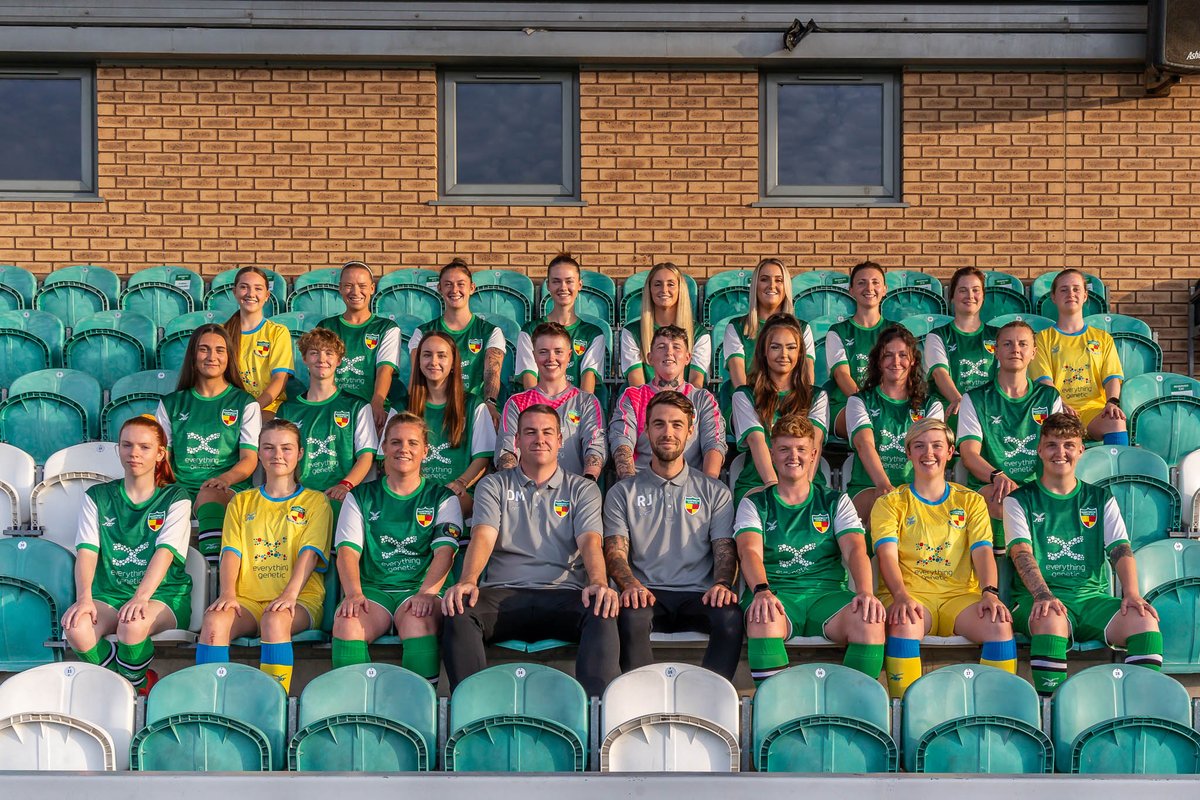 NantwichWomenFC's tweet photo. 👕 NANTWICH TOWN FC WOMEN 2023/2024 SQUAD 👕

Not only are we thrilled to introduce our 2023/2024 squad in their brand new kit, proudly sponsored by The Cat 😺, but we are also excited to announce our change of name to Nantwich Town FC Women ⚽️

#UpTheDabbers 💚 https://t.co/vC2DhSOeFR