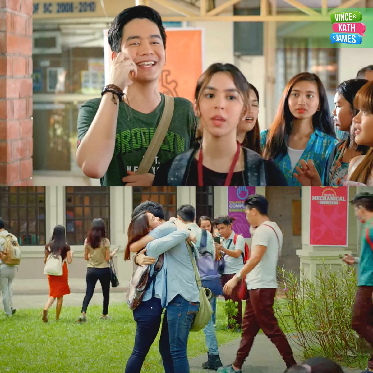 StarCinema's tweet image. May all your delulu dreams with crushie come true🫶🥰

#247InLove #VinceAndKathAndJames #BakitHindiKaCrushNgCrushMo