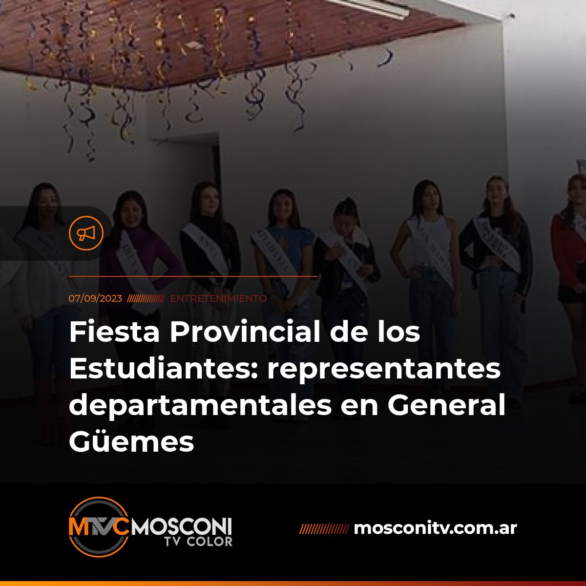 MosconiTvColor's tweet photo. Este miércoles por la mañana comenzaron a llegar  las jóvenes embajadoras departamentales de los estudiantes a General  Güemes, dando inicio a las actividades que incluyen el Congreso  Provincial de la Juventud como también encuentros recreativos y  culturales.
#Estudiantes https://t.co/PQpCy64Fjo