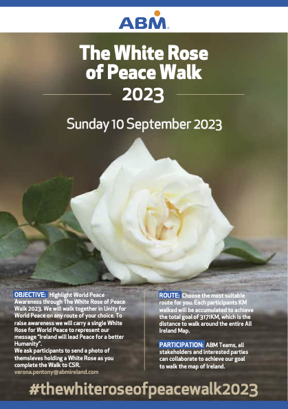 BICSc_UK's tweet image. We are proud to support the White Rose of Peace Walk 2023, to highlight world peace awareness #BICSc