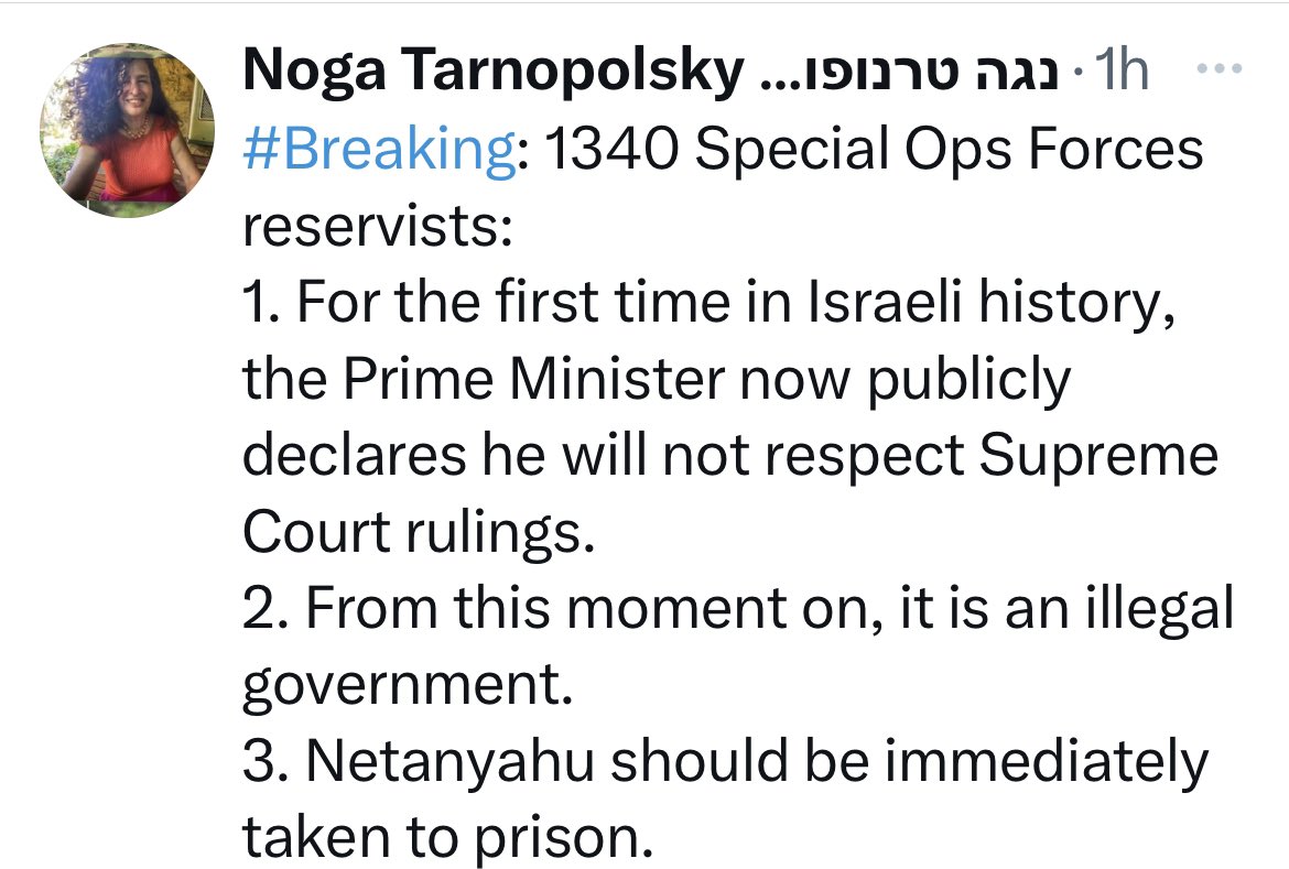 Israeli reservists demand Netanyahu be taken to prison with immediate effect: