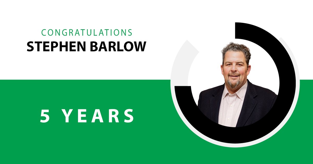 IdealDetroit's tweet photo. Join us in congratulating Stephen Barlow on his five-year anniversary with Ideal Contracting! Barlow is our Director of Business Development and, even more, an exceptional team member.

Thank you for your commitment to our company and for helping us reach new heights! https://t.co/gSwpwIRIas