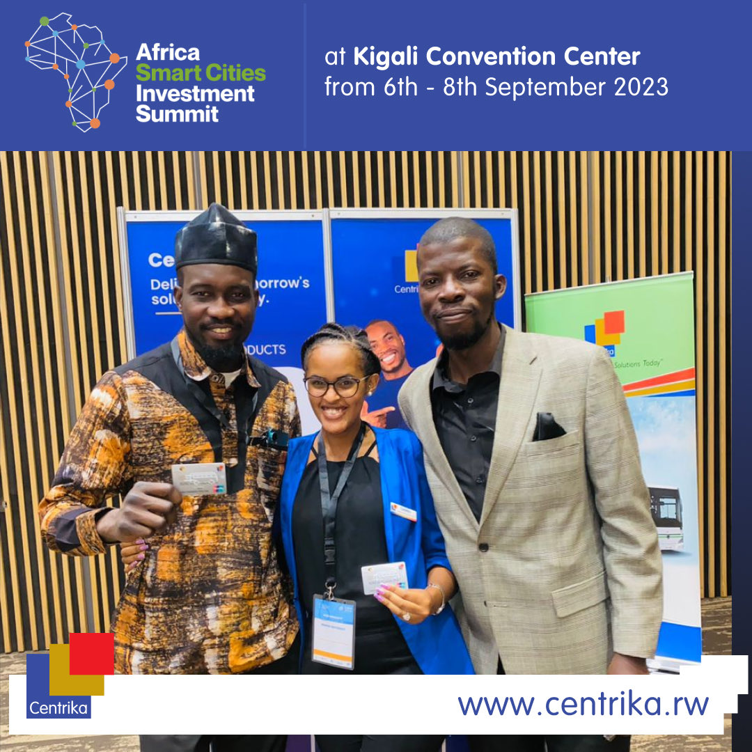 CentrikaRw's tweet photo. Day 2 at our exhibition stand in Africa Smart Cities Investment Summit  @ASCISummit from 6th to 8th September 2023 - Kigali Convention Center. 

Visit us for more at https://t.co/zTEJf26tkN #centrika #rwandatech #ASCISummit #ASCIS2023 #RwOT https://t.co/0LkZ8DS6s0