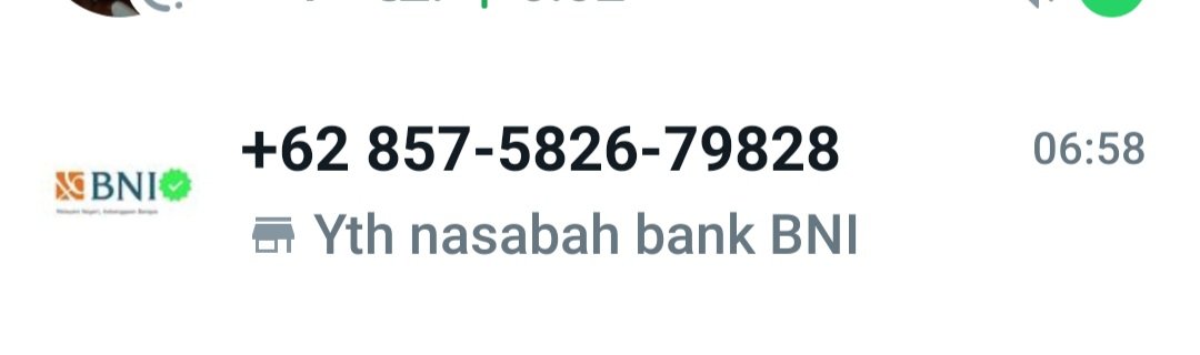 Atmaniati1's tweet photo. Hati2 dg no ini yang mengatas namakan BNI
@BNI 
@BNICustomerCare https://t.co/em9wI5a3Ll