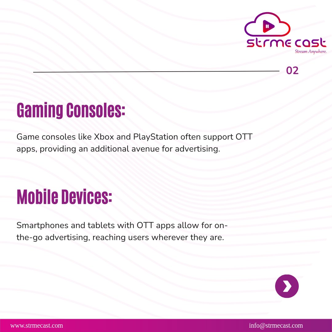 StrmeCast's tweet photo. #OTTDeviceTypes: Learn to know types of OTT Devices for streaming. #OTTStreamingTypes #OTTStreaming #OverTheTop #StreamingDevices #StreamingServices #StrmeCast @Elena_Neira @MGreewood @TheDigitalJob @BoKnowsMarkting @edxZeroTV @streamyardapp @maria_aguete @StreamingEurope https://t.co/xlcgXgqqIr