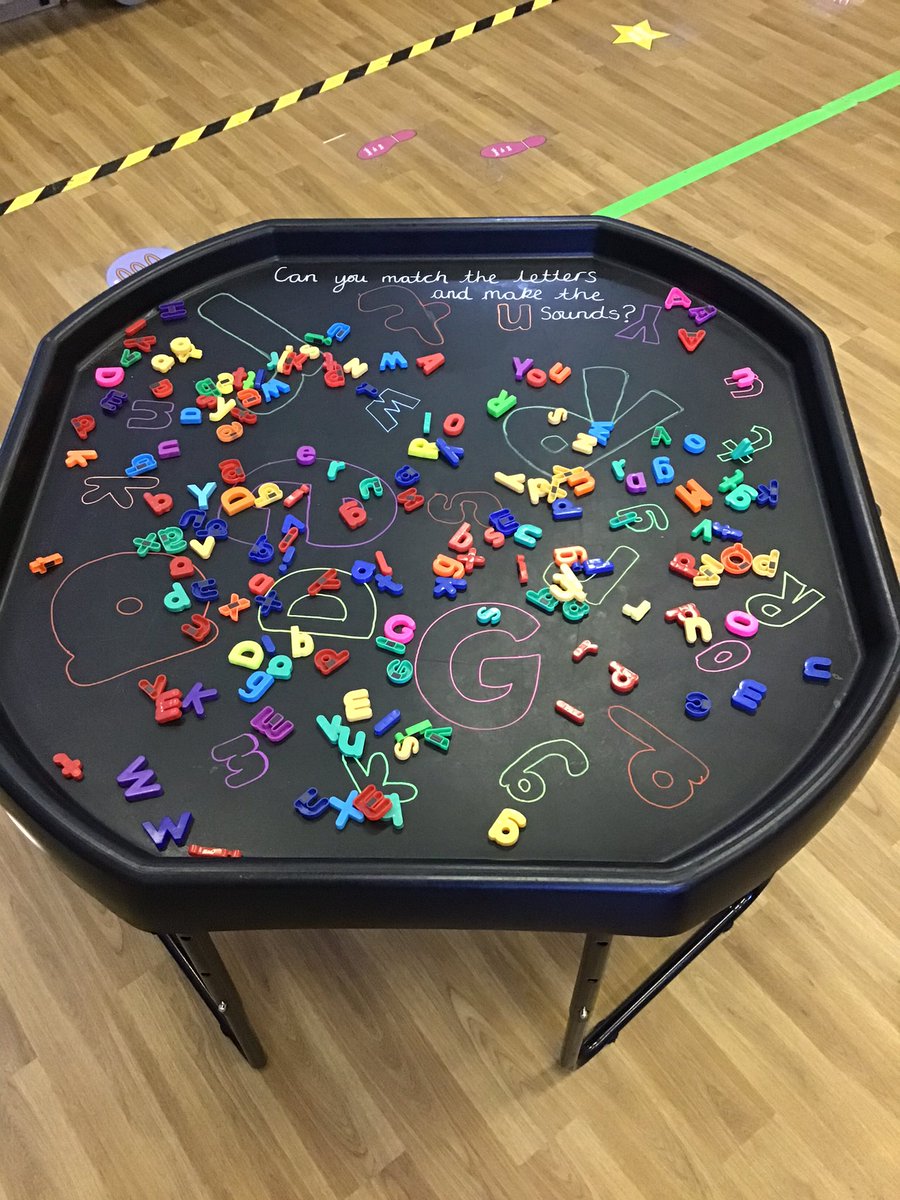 BroomfieldsJnr's tweet photo. Back to school and we are having fun matching letters and making sounds in our sensory room this week! 

#broomfieldssend #sensory #tufftray #broomfieldsjunior https://t.co/W4fsl5NdsK