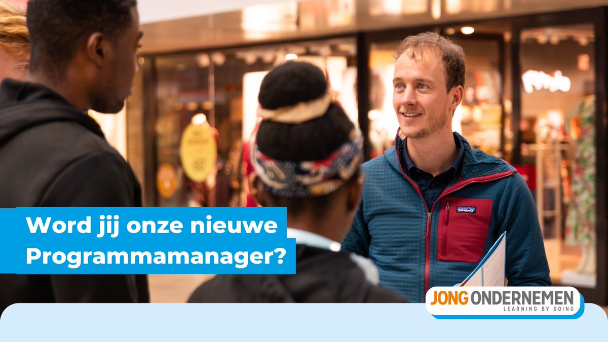 Jong_Ondernemen's tweet photo. Vacature: Programmamanager bij Jong Ondernemen!

Heb jij projectmanagement skills en passie voor onderwijsvernieuwing? Ontwikkel en vernieuw onze lesprogramma's voor jongeren in het primair en voortgezet onderwijs, mbo en hbo. 📚✨

Voor meer informatie: https://t.co/bgmLldbtKz https://t.co/i0jeqNf3kO