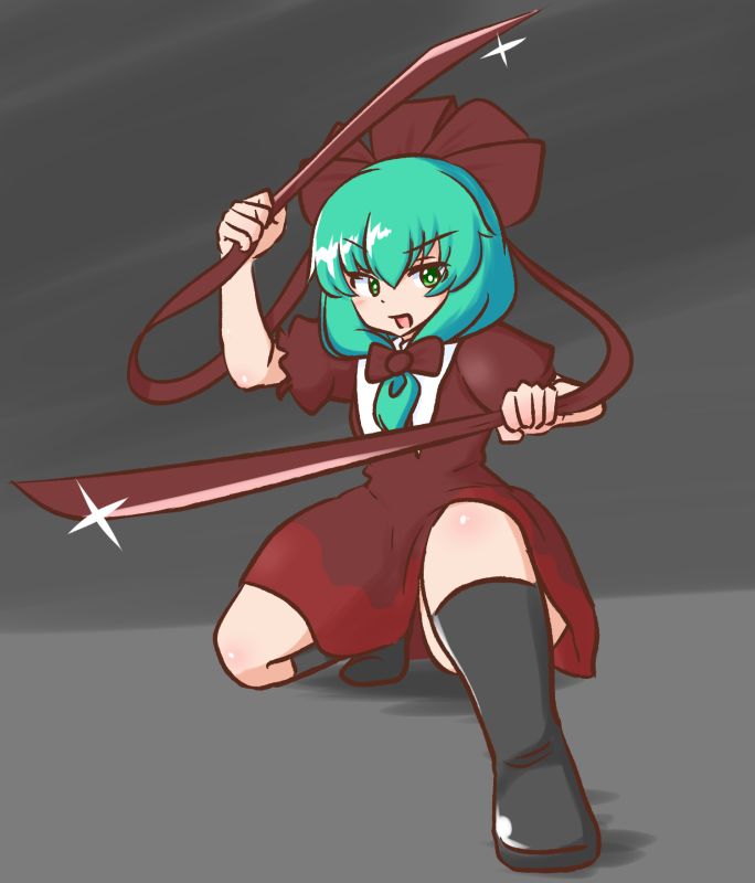 鍵山雛 「Kagiyama blade 」|いすぃのイラスト