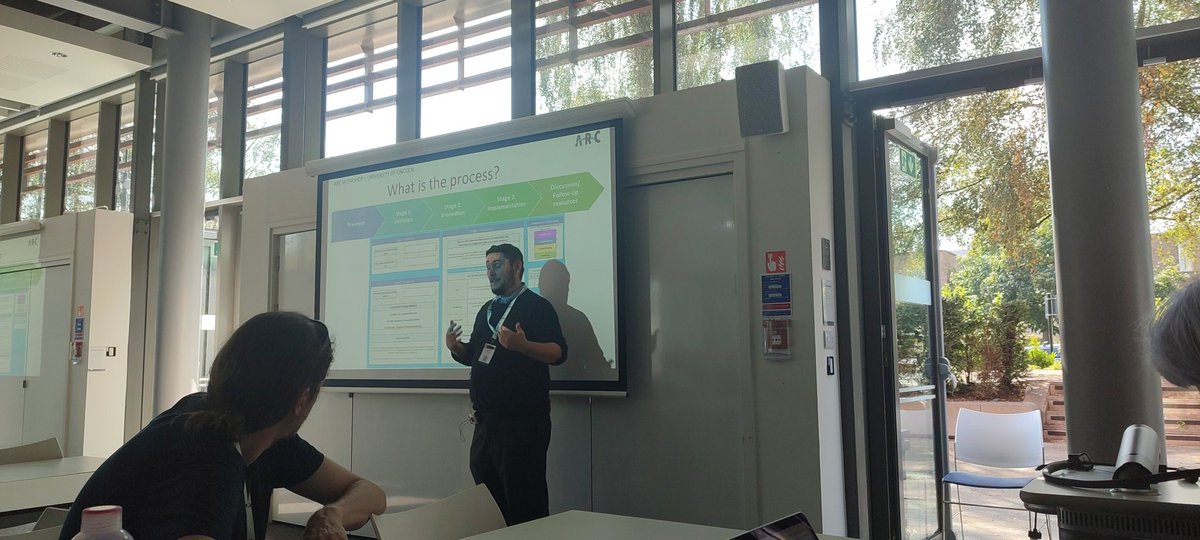 #altc23 Dan Wakefield is talking about curriculum design: all relevant  stakeholders should get involved. <a href="/CTLOxford/">Centre for Teaching and Learning</a>