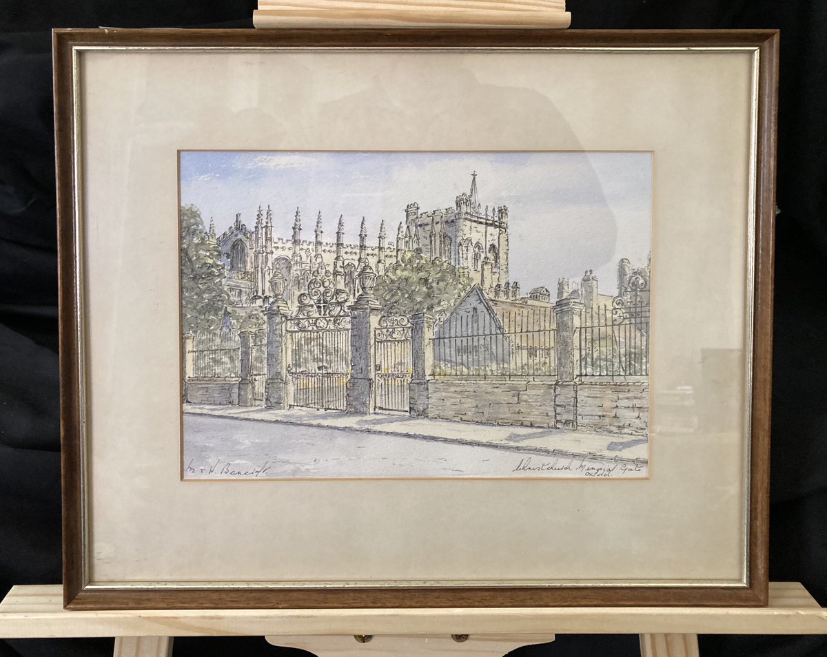BritanniaArt's tweet photo. Christchurch Memorial Gate Oxford by Molly & Will Bancroft Watercolour Painting.
£350
https://t.co/RyMxtSR40G
#watercolour #watercolourpainting #art #painting #paintings #oxford #christchurch #memorialgate https://t.co/i45DiBkUgf