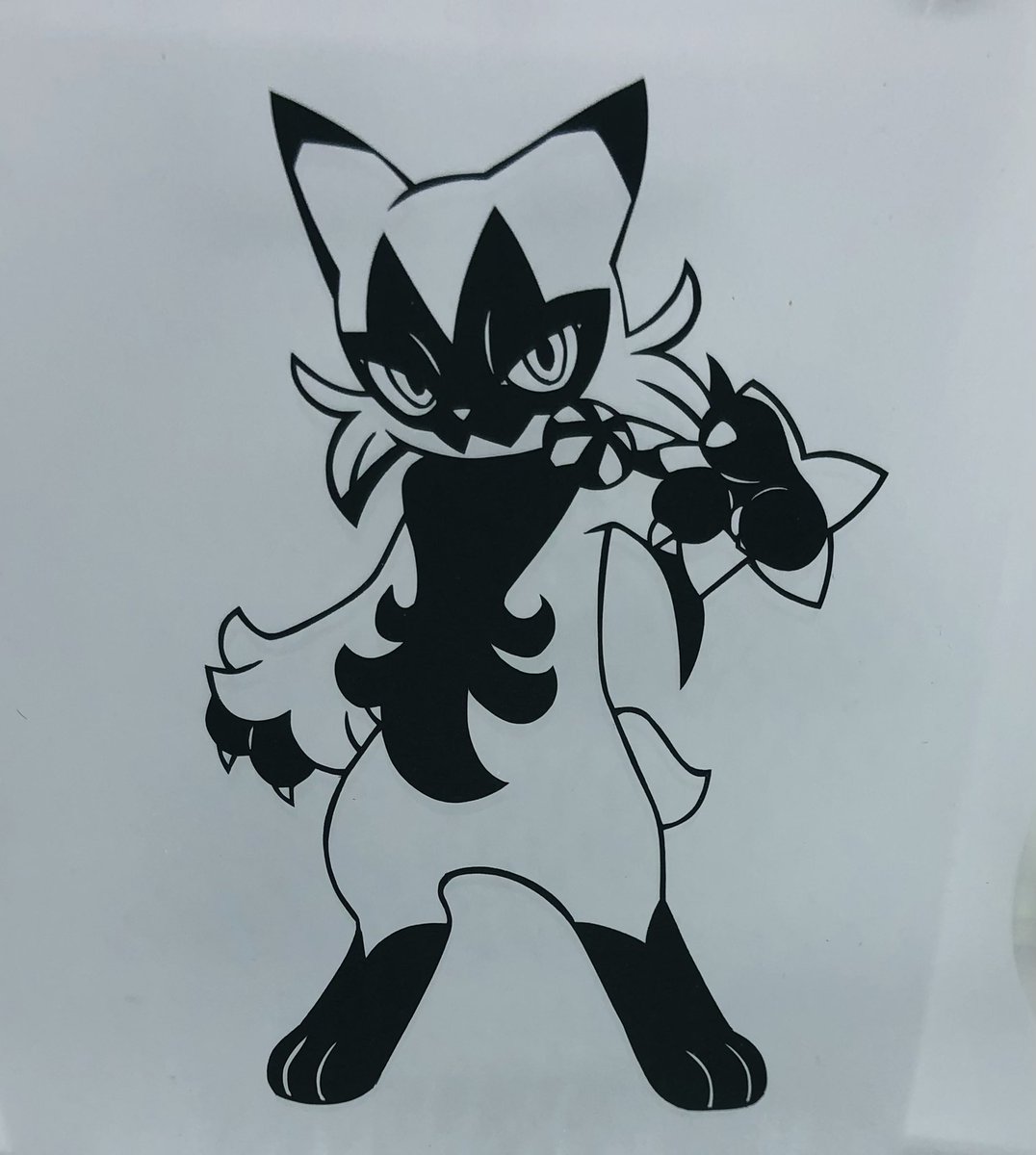 「#ニャローテの日#切り絵 」|ＪＢのイラスト