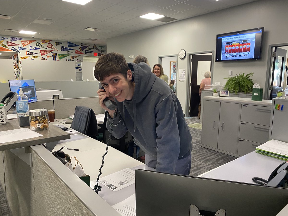 It was a great start to the school year as we welcomed back all of our HS students. One of my favorite things to do everyday is the morning announcements. This year I have the pleasure of working with Kyle, our Student Council President.