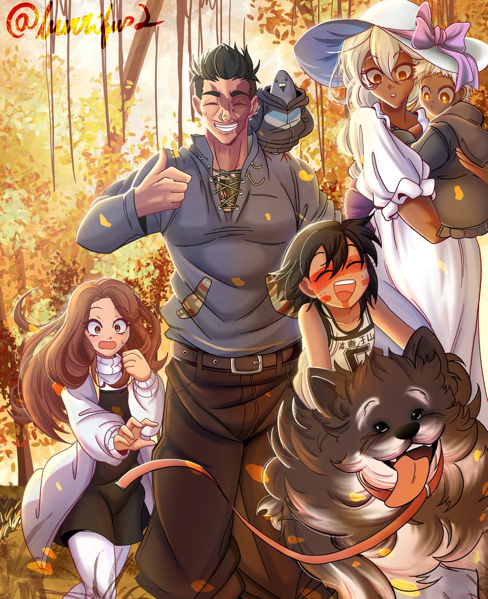 Desenhei uma família fofa