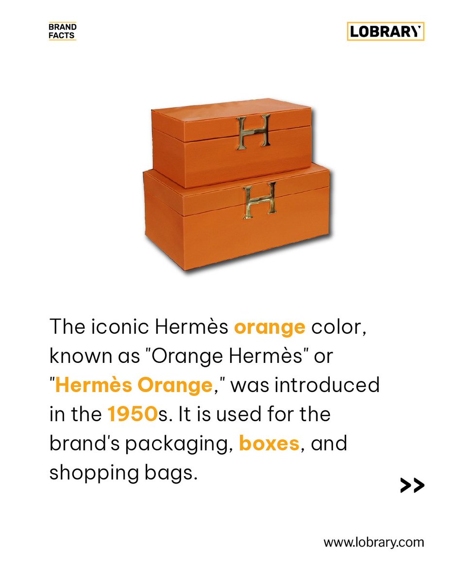 Lobrary_'s tweet photo. Hermès is known for its commitment to traditional craftsmanship. Many of its products are made by skilled artisans who spend years perfecting their craft. 
#lobrary #brandfacts #brands #hermesparis #bags #facts #kelly #libraryofbrands #birkin #hidden https://t.co/IQ1EDdPxJ1