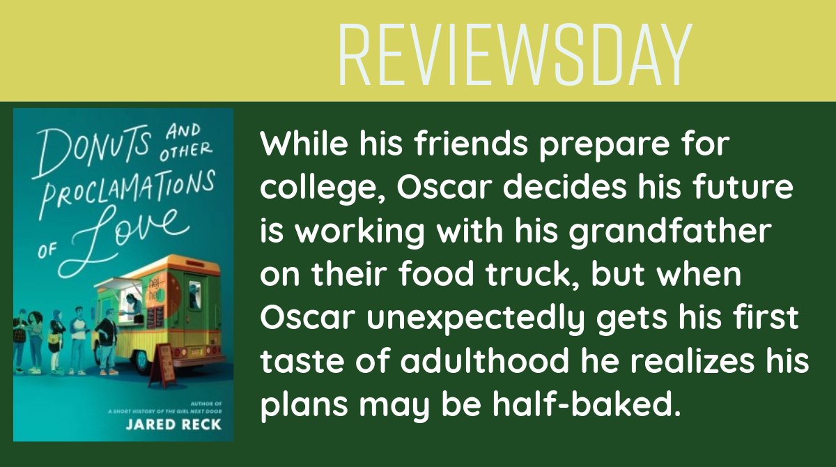 MHS_Reads's tweet image. Gateway 3: Donuts and Other Proclamations of Love by @reckj shows “life is a lot more complicated than frying donuts thanks to an unlikely romance, confronting the past, and dealing with heartache.” Check it out today. #WeAreMehlville @Mehlville_HS
