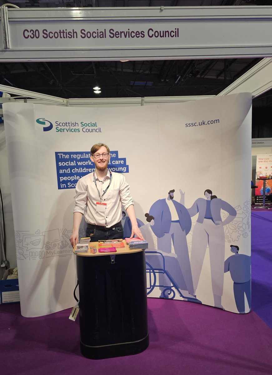 We're exhibiting at the Global Ageing Conference in Glasgow today. If you're attending, pop by stand 30 to say hello to us - we look forward to talking to you about all things SSSC!
#GAN2023
