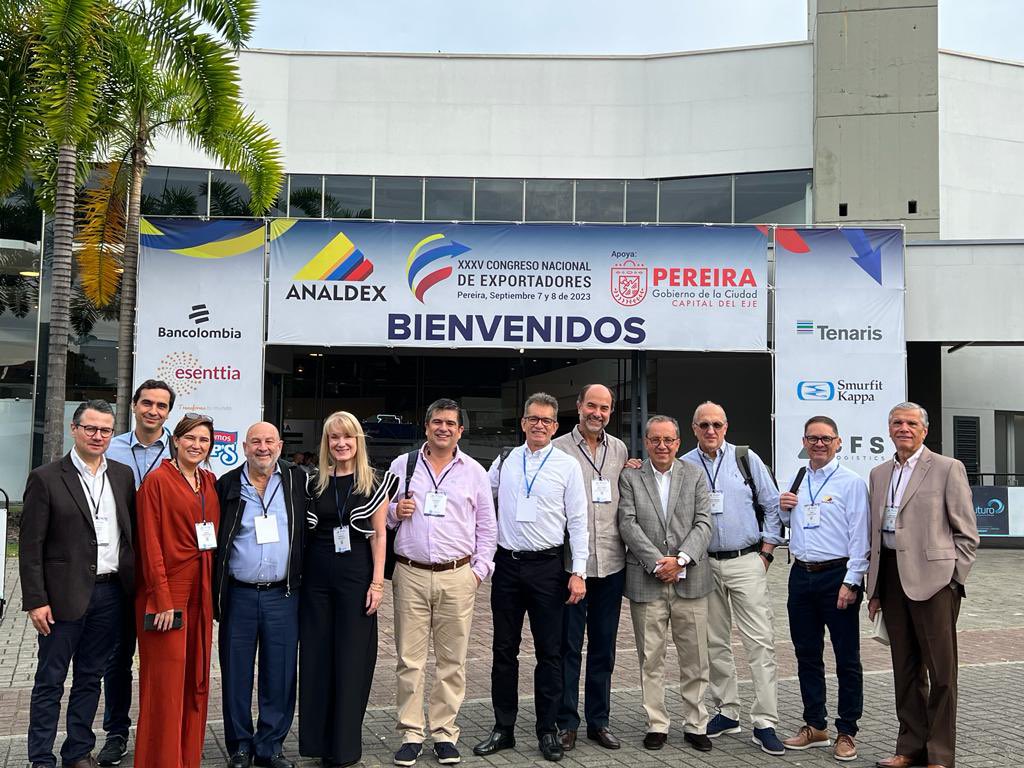 Nuestra Junta Directiva ya está presente en la edición 35 del Congreso Nacional de Exportadores, en <a href="/Expofuturopei/">Expofuturo Pereira</a> #ElCambioEsExportando
