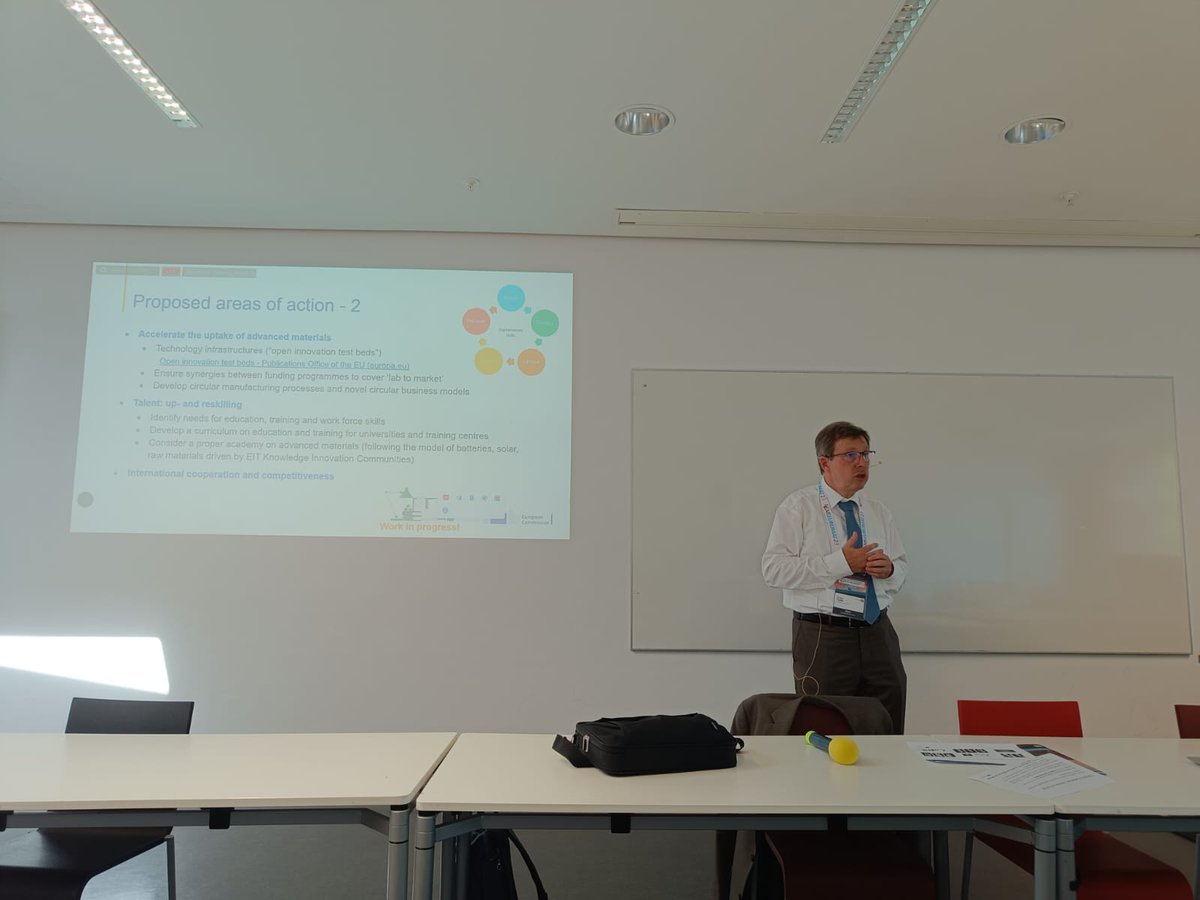 FEMS_EU's tweet photo. Another excellent Strategy panel discussion, part of Area G featuring Prof Eric Le Bourhis, Prof Thomas Niendorf, Jurgen Tiedje & Anna Zervaki on the importance of advanced materials for Europe
#EM23 #FEMSEUROMAT #EUROMAT https://t.co/5dnkvmdisr