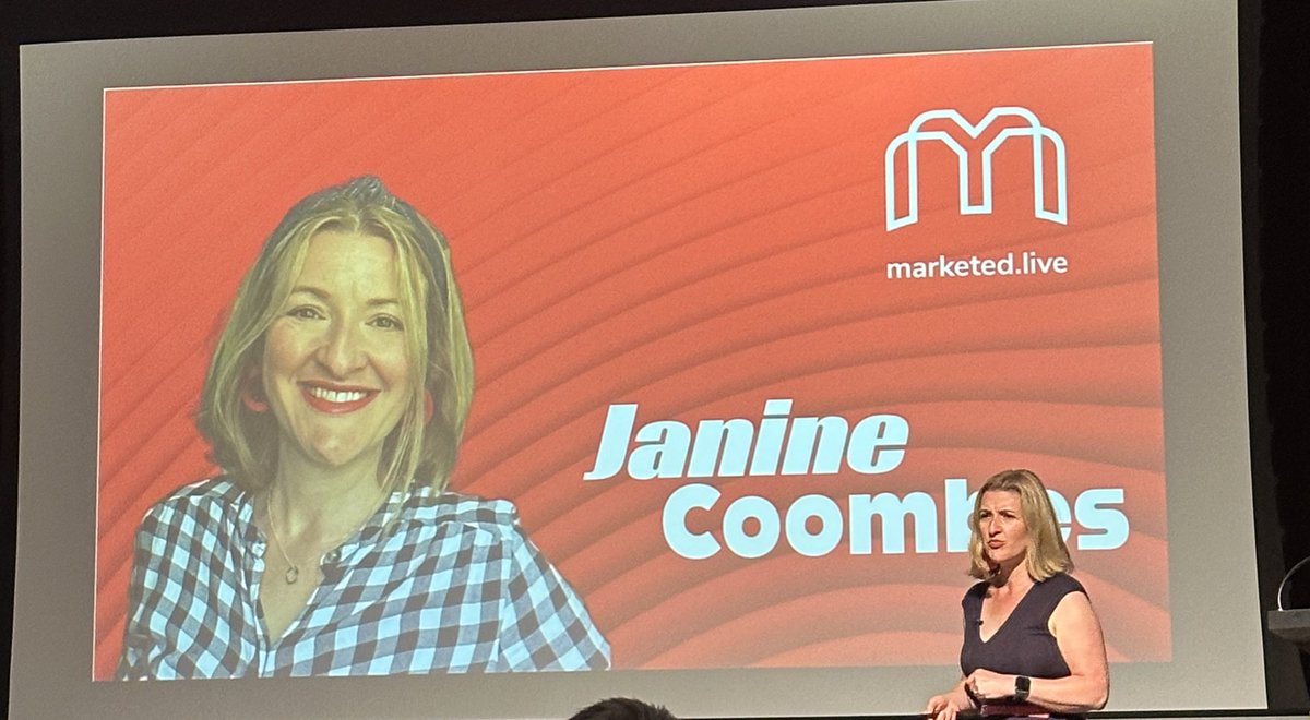 .@janinecoombes telling us why we shouldn’t ask out customers what they want. #MarketedLive